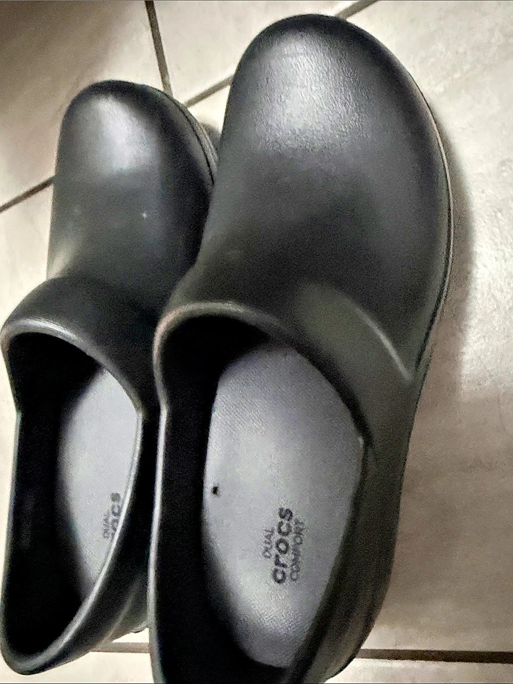 Crocs On-The-Clock Work Slip-On Black Clogs